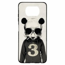 Чохол для Xiaomi Poco X3 Panda skull - PrintSalon