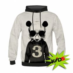 Дитяче 3D худі Panda skull
