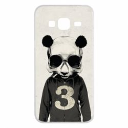 Чохол для Samsung J3 2016 Panda skull - PrintSalon