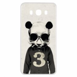 Чехол для Samsung J7 2016 Panda skull