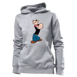 Женское худи Папай моряк - PrintSalon