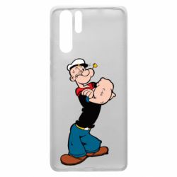 Чехол для Huawei P30 Pro Папай моряк - PrintSalon