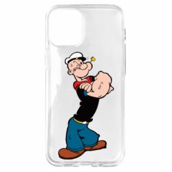 Чехол для iPhone 12 mini Папай моряк - PrintSalon