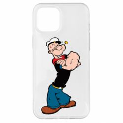 Чехол для iPhone 12 Pro Max Папай моряк - PrintSalon
