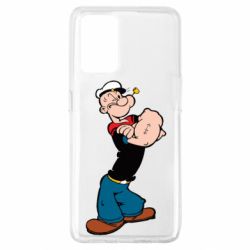 Чехол для Oppo A74 4G Папай моряк - PrintSalon