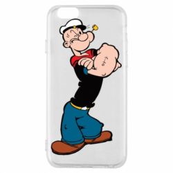 Чехол для iPhone 6/6S Папай моряк - PrintSalon