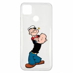 Чехол для Xiaomi Redmi 9c Папай моряк - PrintSalon