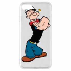 Чехол для iPhone SE 2022 Папай моряк - PrintSalon