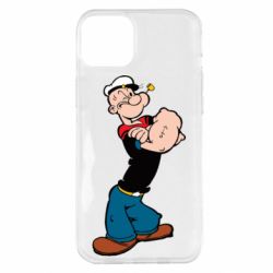 Чехол для iPhone 14 Plus Папай моряк - PrintSalon