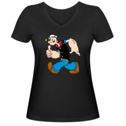 Женская футболка с V-образным вырезом Papay - PrintSalon