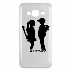 Чехол для Samsung J3 2016 Пара Bancsy - PrintSalon