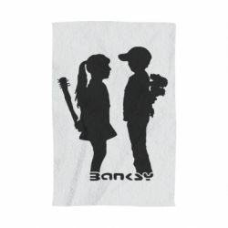Полотенце с принтом Пара Bancsy - PrintSalon