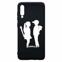 Чехол для Samsung A70 Пара Bancsy - PrintSalon