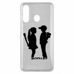 Чехол для Samsung M40 Пара Bancsy - PrintSalon
