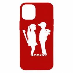 Чехол для iPhone 12 mini Пара Bancsy - PrintSalon