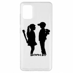 Чехол для Samsung A51 Пара Bancsy - PrintSalon