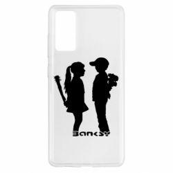 Чехол для Samsung S20 FE Пара Bancsy - PrintSalon
