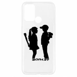Чехол для Oppo A52/A72/A92 Пара Bancsy - PrintSalon