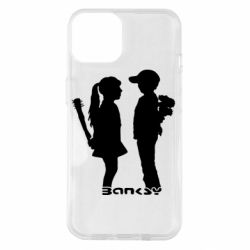 Чехол для iPhone 14 Пара Bancsy - PrintSalon