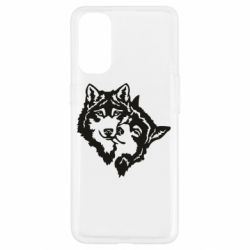 Чехол для Oppo Reno 4 Пара *для светлой основы - PrintSalon