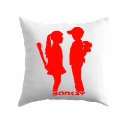 Подушка Пара Bancsy-PrintSalon Подушка Пара Bancsy