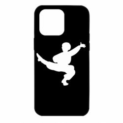 Чохол для iPhone 14 Pro Max Хлопець танцює гопак - PrintSalon