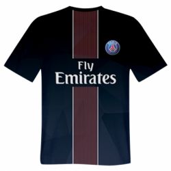 Мужская футболка 3D Paris Saint Germain-PrintSalon Мужская футболка 3D Paris Saint Germain
