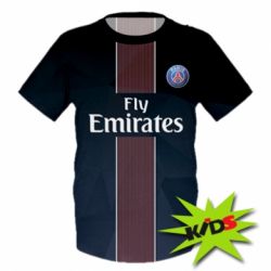 Детская 3D футболка Paris Saint Germain - PrintSalon