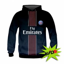 Детское 3D худи Paris Saint Germain - PrintSalon