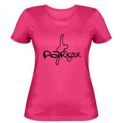 Жіноча футболка Parkour jump - PrintSalon