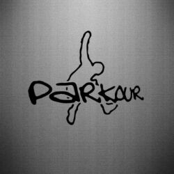 Наклейка Parkour jump - PrintSalon