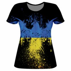 Жіноча 3D футболка Patriot eagle - PrintSalon