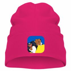 Детская шапка Патрон на фоне флага - PrintSalon