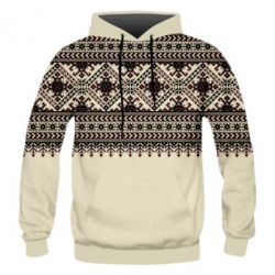 Мужское 3D худи Pattern Ukraine 1
