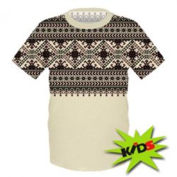Детская 3D футболка Pattern Ukraine 1 - PrintSalon