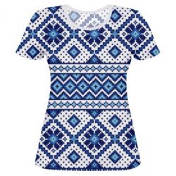 Жіноча 3D футболка Pattern Ukraine