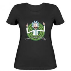 Женская футболка Peace Among Worlds! - PrintSalon