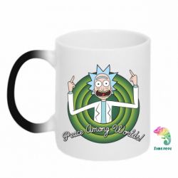 Чашка-хамелеон Peace Among Worlds! - PrintSalon