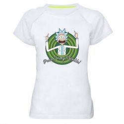 Женская футболка для спорта Peace Among Worlds! - PrintSalon