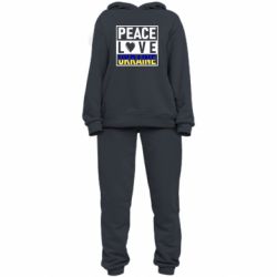 Женский костюм PEACE LOVE UKRAINE - PrintSalon