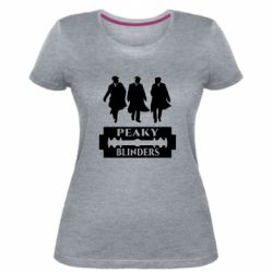 Женская премиум футболка Peaky Blinders - PrintSalon