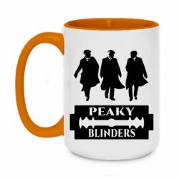 Чашка двухцветная 420ml Peaky Blinders - PrintSalon
