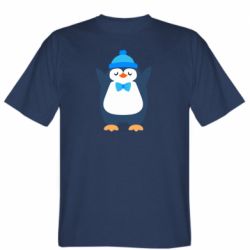 Мужская футболка Stedman Penguin in a hat-PrintSalon Мужская футболка Stedman Penguin in a hat