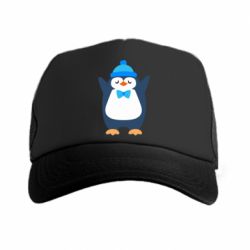 Кепка-тракер Penguin in a hat - PrintSalon