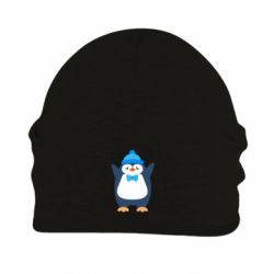 Шапка флисовая Penguin in a hat - PrintSalon