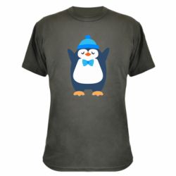 Камуфляжная футболка Penguin in a hat - PrintSalon