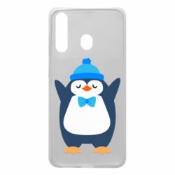 Чехол для Samsung A60 Penguin in a hat - PrintSalon