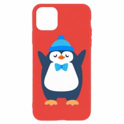 Чехол для iPhone 11 Penguin in a hat - PrintSalon