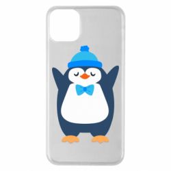 Чехол для iPhone 11 Pro Max Penguin in a hat - PrintSalon