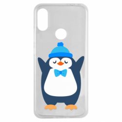 Чехол для Xiaomi Redmi Note 7 Penguin in a hat - PrintSalon